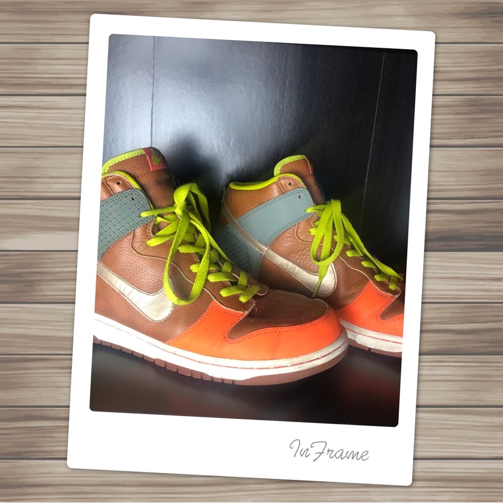 Nike SB Dunk High Premium Orange Blaze Shoes